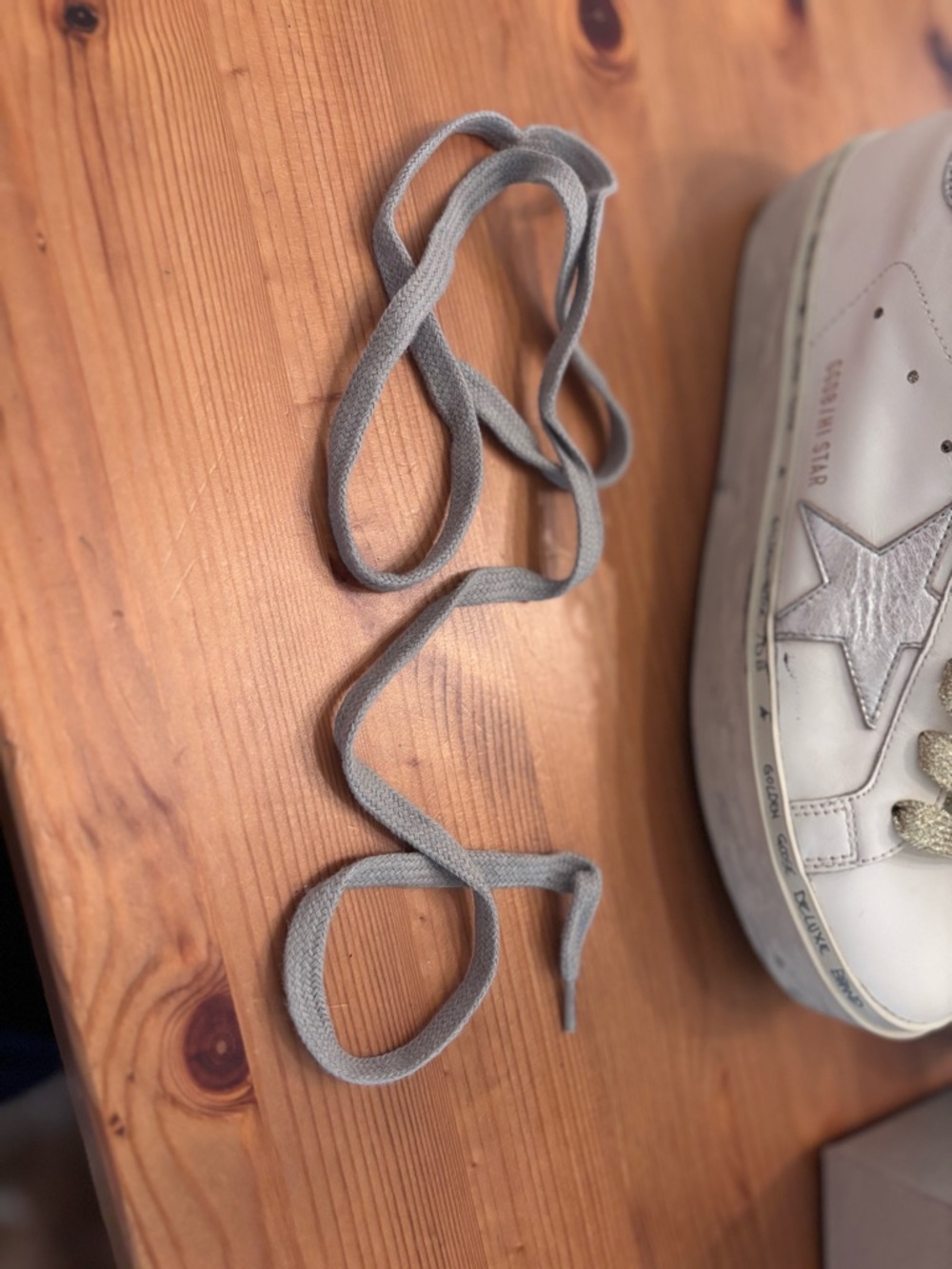 Golden Goose Hi Star with star and metallic silver heel - Picture 12 of 12